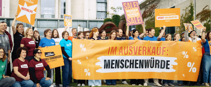 Solidarität nicht kaputtsparen– internationale Hilfe stärken! Solidarität nicht kaputtsparen– internationale Hilfe stärken!