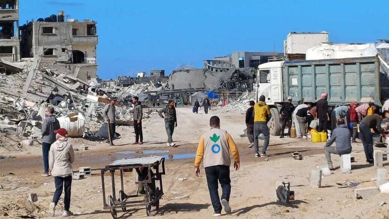 Aktion gegen den Hunger unterstützt die Menschen in Gaza.