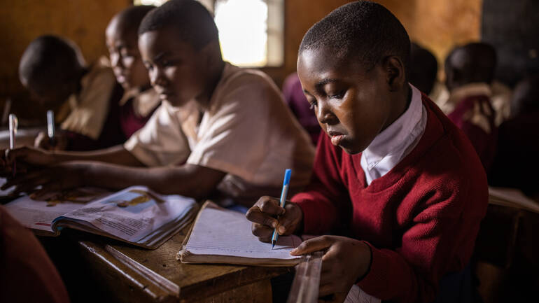 Schülerin aus Tanzania Schülerin aus Tanzania