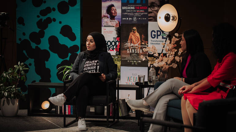 Talks at the Human Rights Film Festival Berlin 2023 Talks at the Human Rights Film Festival Berlin 2023
