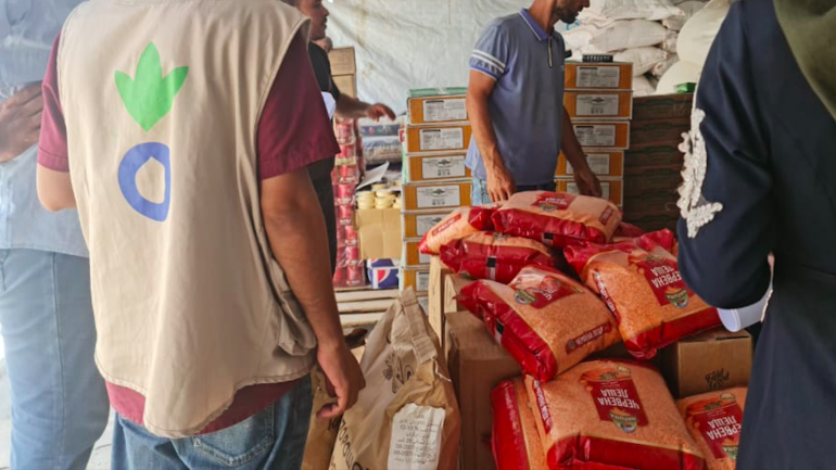 Lebensmittelverteilung in Gaza