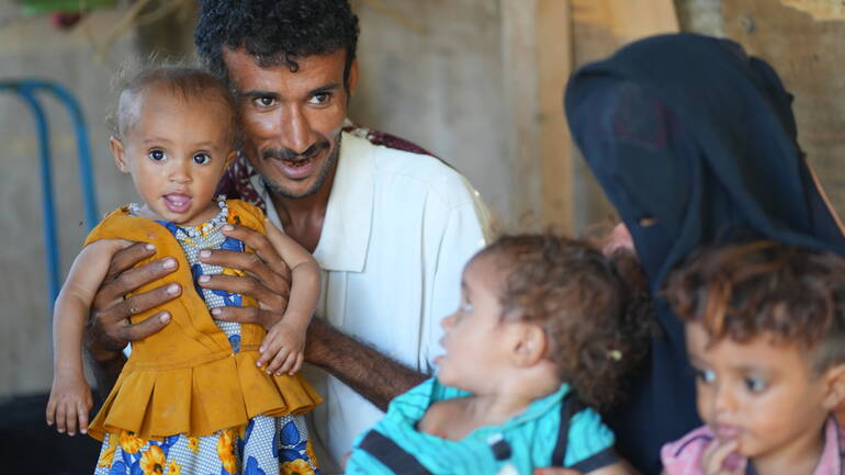 Ali Ahmed Faid Al-Sahid und seine Familie
