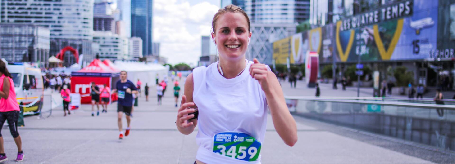 Frau läuft Frau läuft