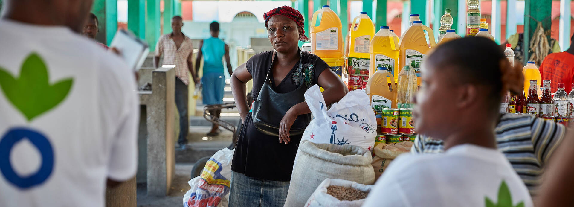 Mitarbeitende von Aktion gegen den Hunger im Einsatz in Haiti Mitarbeitende von Aktion gegen den Hunger im Einsatz in Haiti