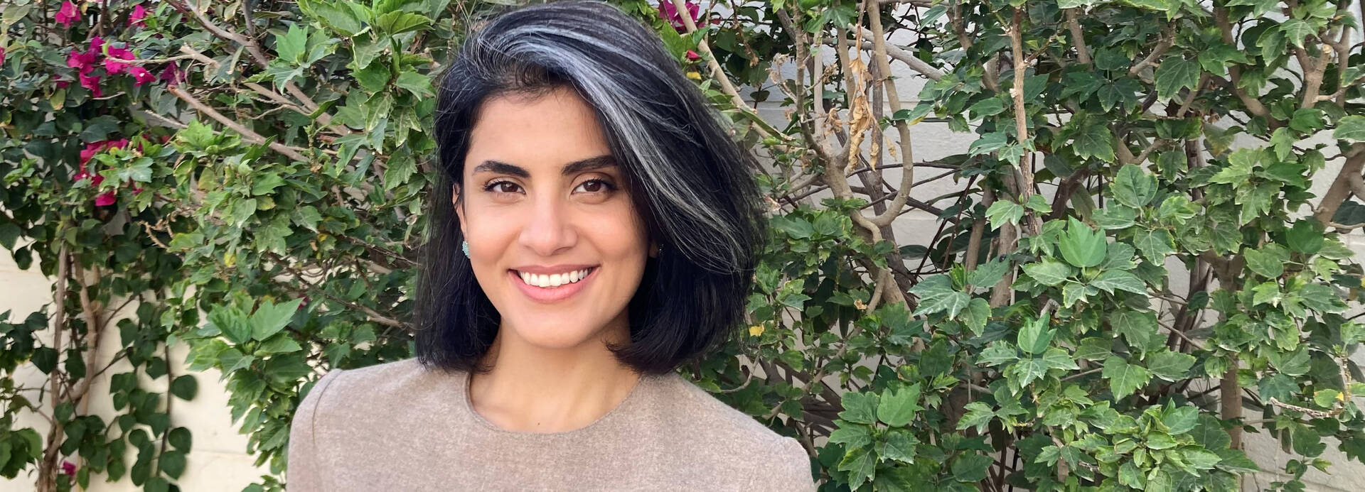 Portrait von Loujain al-Hathloul Portrait von Loujain al-Hathloul