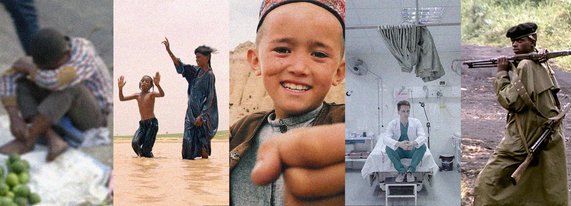 Die fünf von Aktion gegen den Hunger präsentierten Filme auf dem Human Rights Film Festival Berlin Filmszenen aus den fünf von Aktion gegen den Hunger präsentierten Filmen auf dem Human Rights Film Festival Berlin