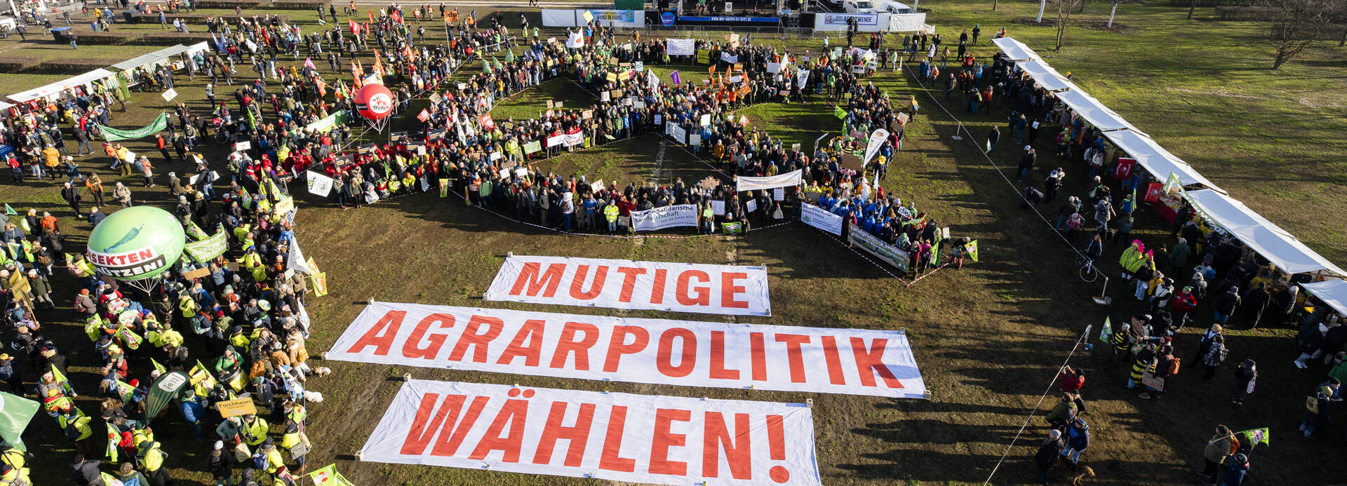 Wir haben es satt Demo in Berlin am 18. Januar 2025
