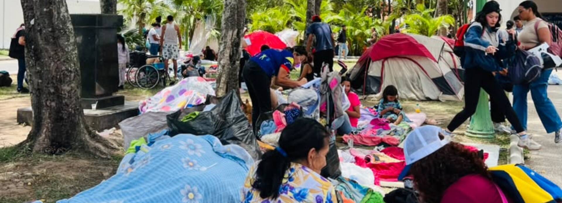 Einsatz von Aktion gegen den Hunger im Parque del Oeste, Gemeinde Libertador (Distrito Capital, Venezuela)