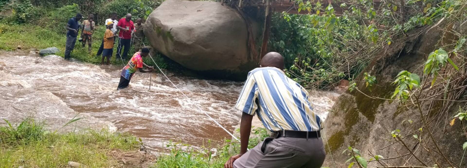 Überschwemmung im Kasese-Distrikt in Uganda – lokale Gemeinden sind regelmäßig von Flutrisiken betroffen