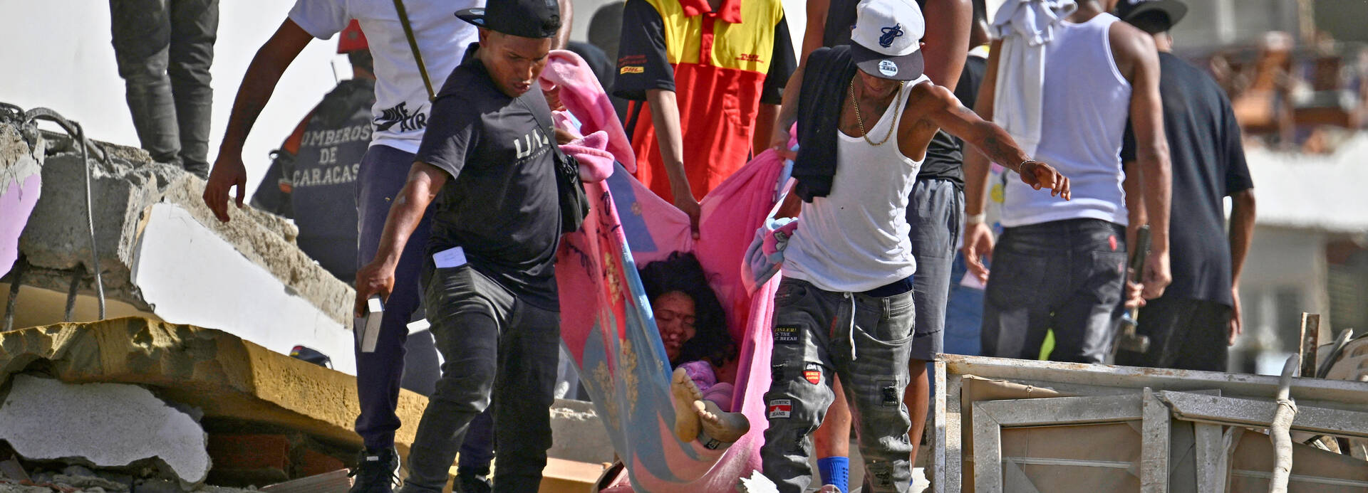 Rettungsaktion nach Erdbeben in Venezuela
