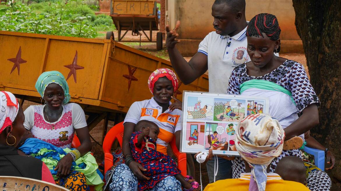 Stillberatung durch Aktion gegen den Hunger