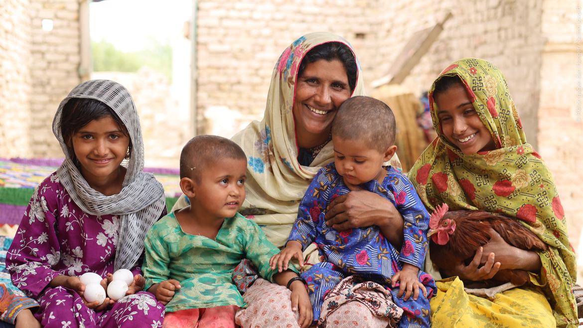 Familie aus Pakistan