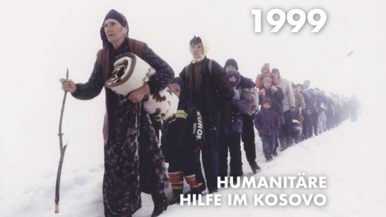 Humanitäre Hilfe im Kosovo