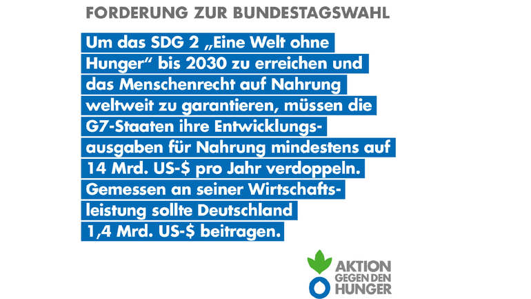 Forderung zur Bundestagswahl 2021 Forderung zur Bundestagswahl 2021