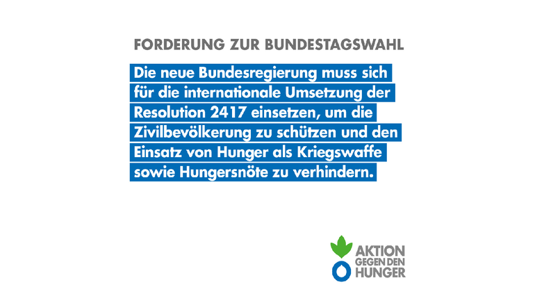 Forderung zur Bundestagswahl 2021 Forderung zur Bundestagswahl 2021