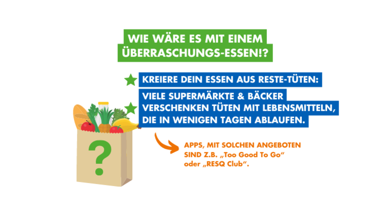 5 Tipps gegen Lebensmittelverschwendung 5 Tipps gegen Lebensmittelverschwendung