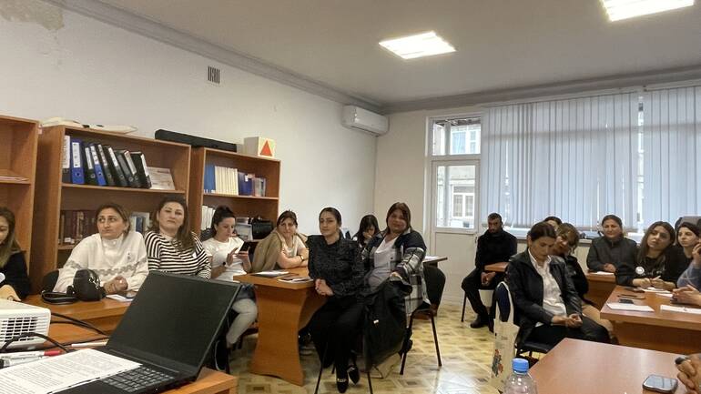 Teilnehmende am Shuttle-Programm in Goris