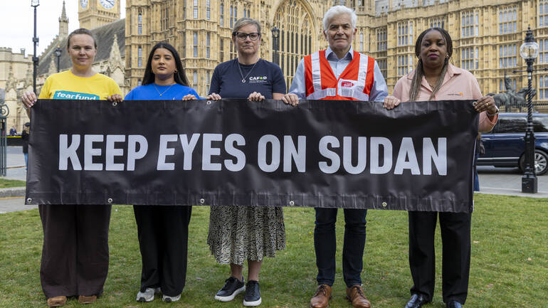 Politische Arbeit in UK zur Krise im Sudan