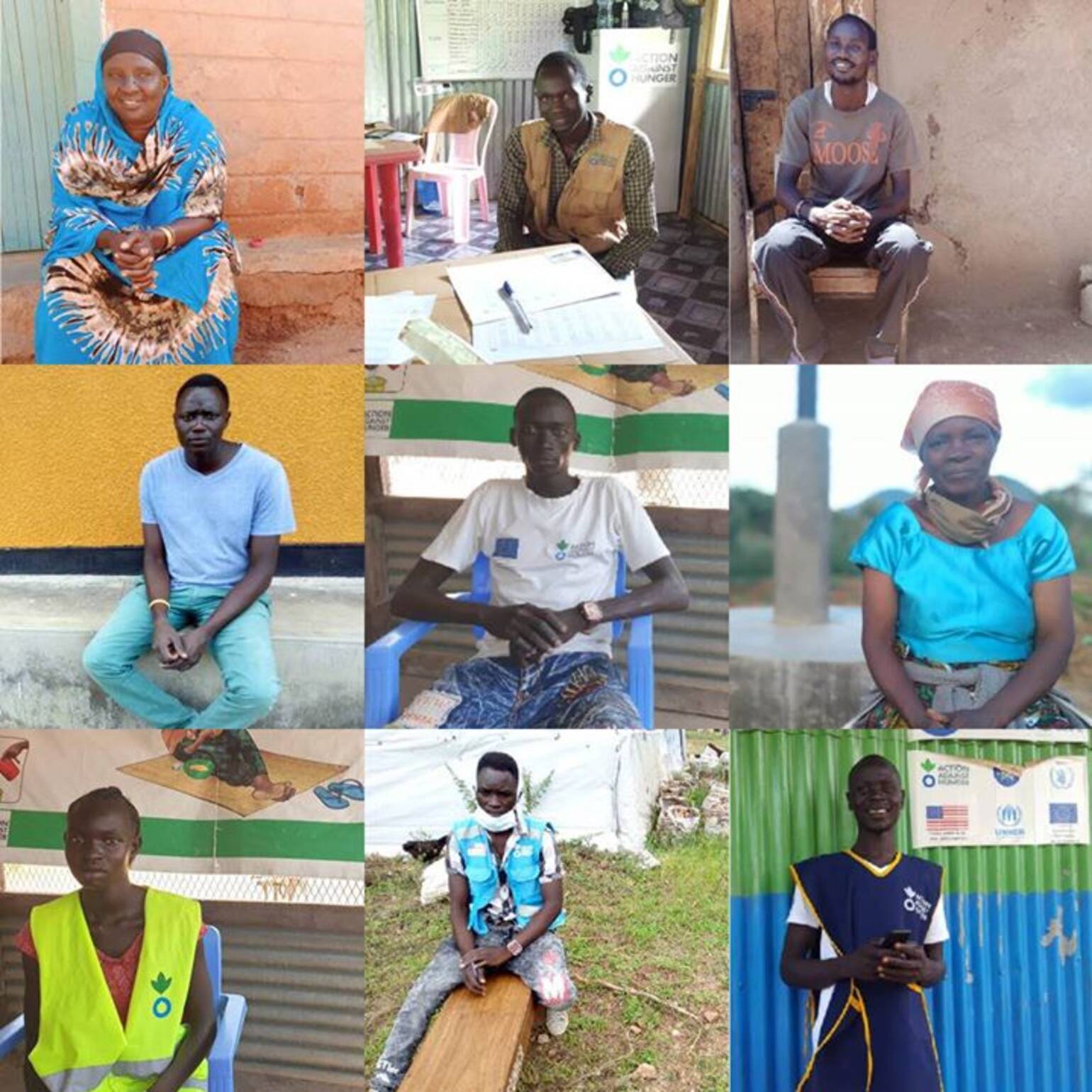 Gesundheitshelfer*innen bei Aktion gegen den Hunger