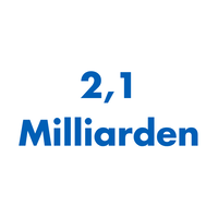 2,1 Milliarden