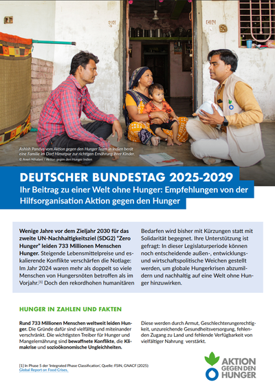 Titelblatt Willkommenspaket für Mitglieder des Bundestags 2025-2029