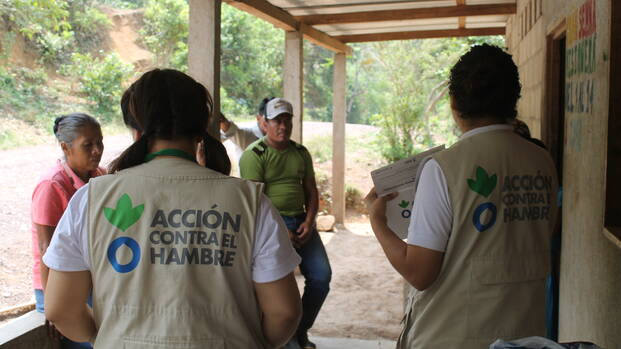Mitarbeitende von Aktion gegen den Hunger im Einsatz Mitarbeitende von Aktion gegen den Hunger im Einsatz