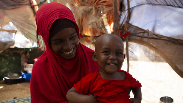 Mangelernährte Halima ist nach ihrer Behandlung wieder gesund. Mangelernährte Halima ist nach ihrer Behandlung wieder gesund.