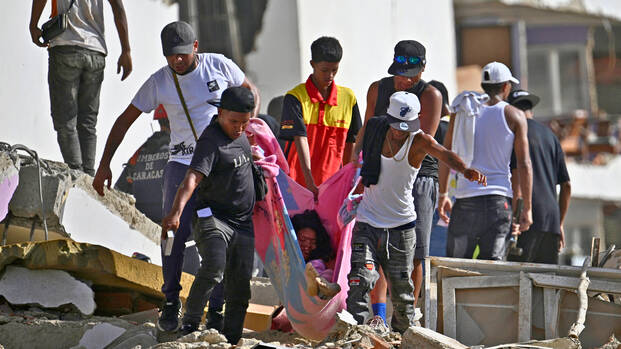 Rettungsaktion nach Erdbeben in Venezuela